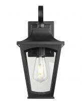 Millennium 10911-PBK - Curry 1-Light Outdoor Wall Sconce Powder Coated Black