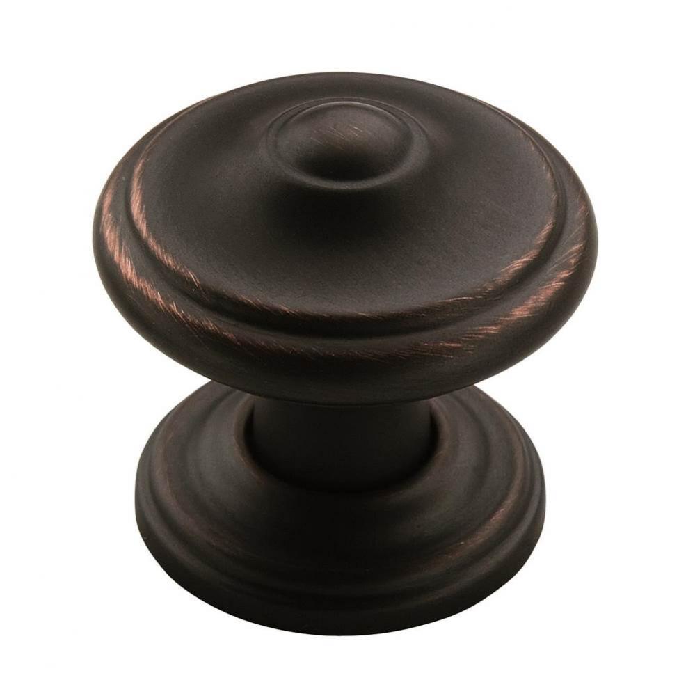 Revitalize 1-1/4 in (32 mm) Diameter Oil-Rubbed Bronze Cabinet Knob