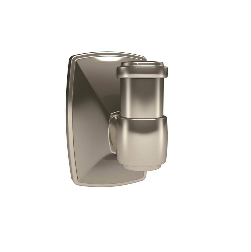 Clarendon Single Robe Hook in Polished Nickel