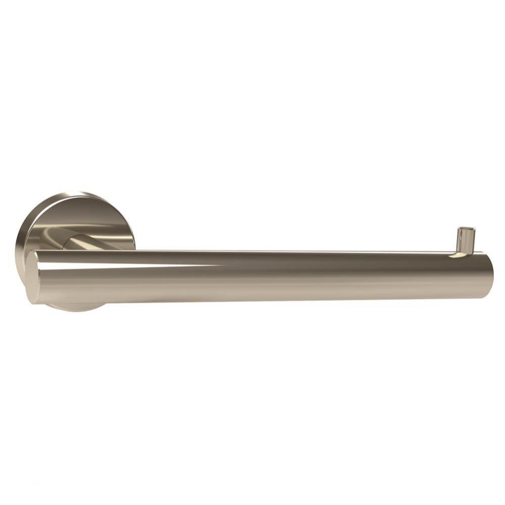 Arrondi Single Post Tissue Roll Holder in Polished Stainless Steel