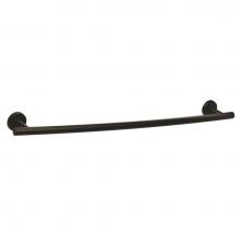 Amerock BH26544MB - Arrondi 24 in (610 mm) Towel Bar in Matte Black