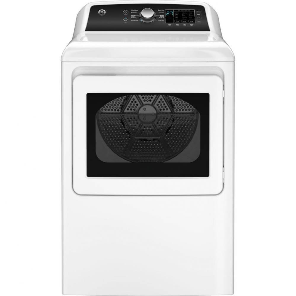 7.4 Cf Gas Tl Matching Dryer, Sensor Dry, Single Knob Electronics, White