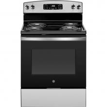 GE Appliances JB258RTSS - 30'' Free-Standing Self-Clean Electric Range