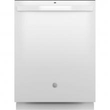 GE Appliances GDT630PGRWW - Top Control with Plastic Interior Dishwasher with Sanitize Cycle and Dry Boost