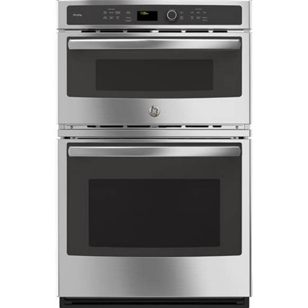 GE Profile 27&apos;&apos; Built-In Combination Convection Microwave/Convection Wall Oven