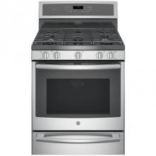 GE Profile Series P2B940SEJSS - GE Profile 30'' Smart  Dual-Fuel Free-Standing Convection Range with Warming Drawer