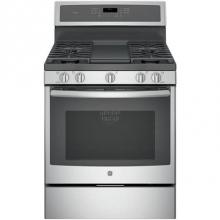 GE Profile Series PGB911SEJSS - GE Profile 30'' Free-Standing Gas Convection Range