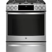 GE Profile Series PGS930SELSS - GE Profile 30'' Smart Slide-In Front-Control Gas Range