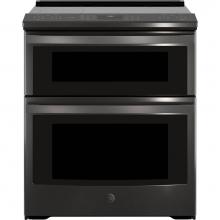 GE Profile Series PS960BLTS - GE Profile 30'' Smart Slide-In Electric Double Oven Convection Range