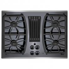 GE Profile Series PGP9830SJSS - GE Profile 30'' Built-In Gas Downdraft Cooktop