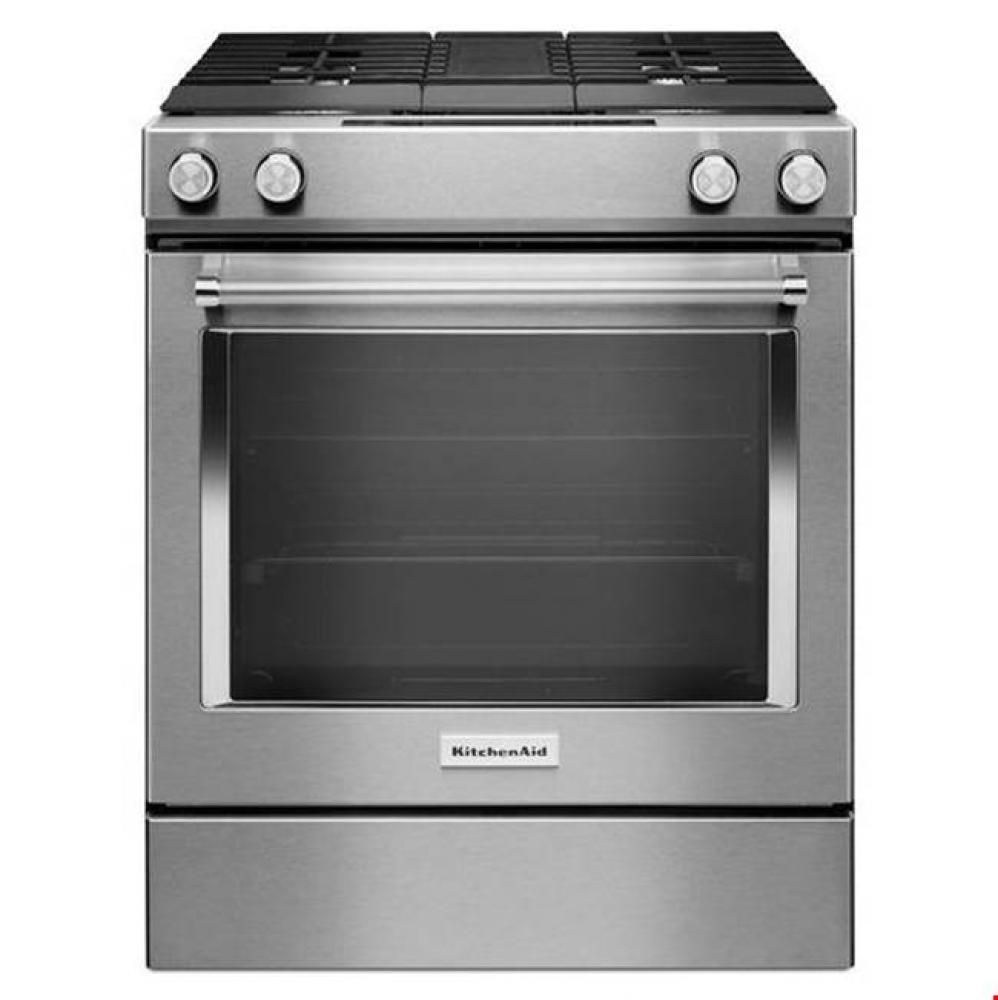 30 in. Self-Cleaning Convection Slide-In Dual Fuel Range