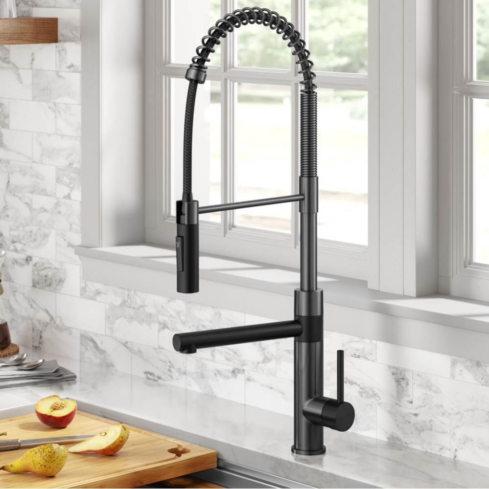 KRAUS Artec Pro Commercial&#xa0;Style&#xa0;Pull-Down Single Handle Kitchen Faucet with Pot Filler