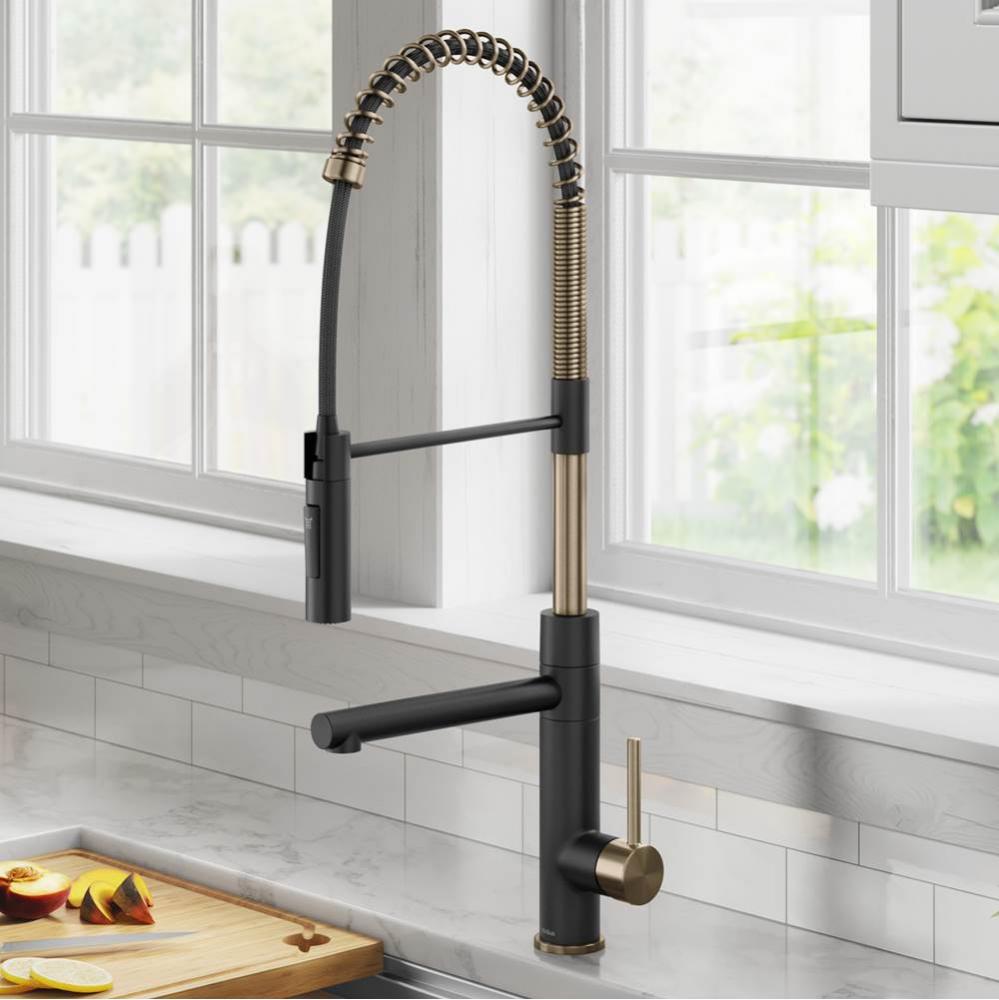 KRAUS Artec Pro Commercial&#xa0;Style&#xa0;Pull-Down Single Handle Kitchen Faucet with Pot Filler