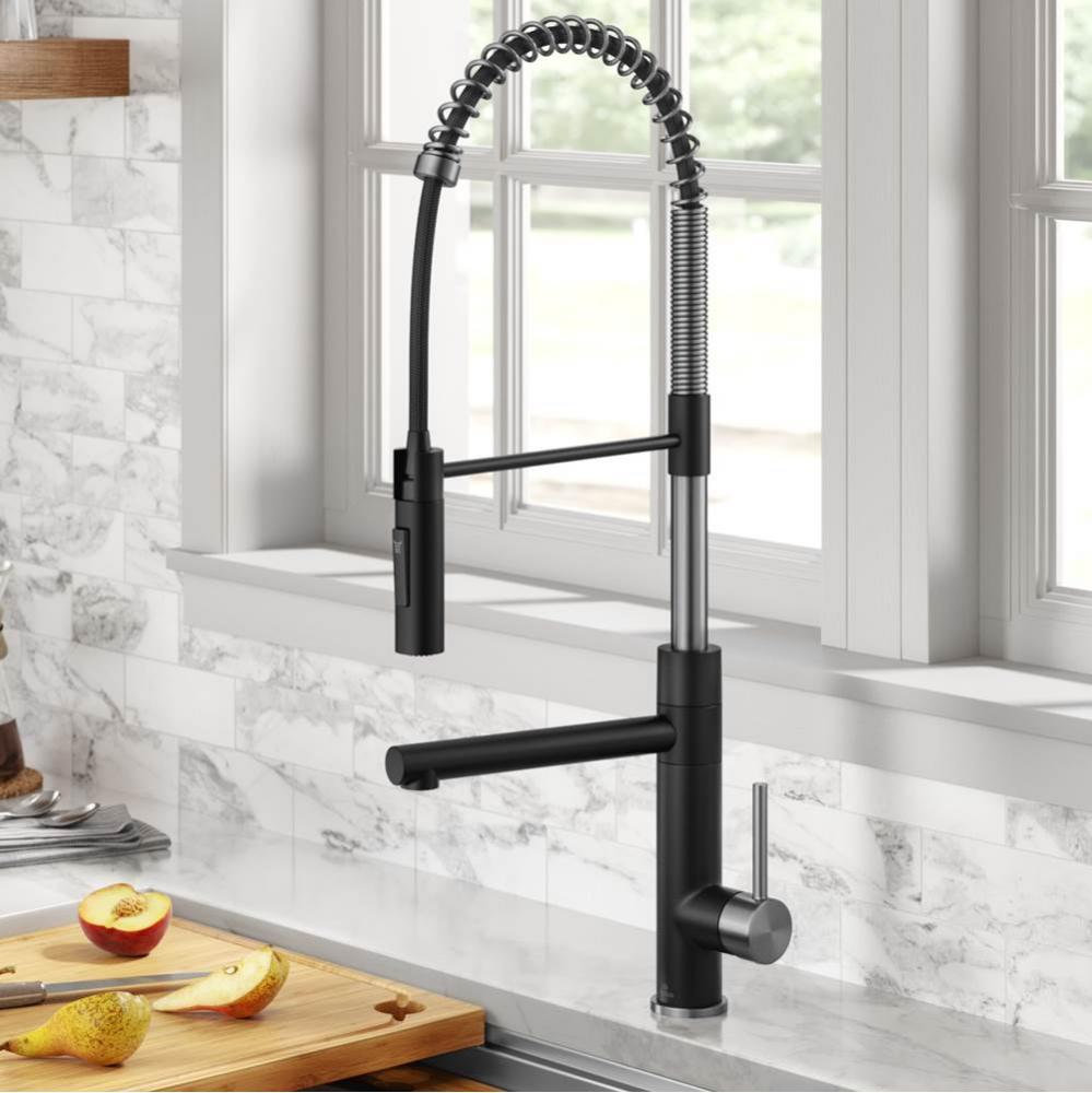 KRAUS Artec Pro Commercial&#xa0;Style&#xa0;Pull-Down Single Handle Kitchen Faucet with Pot Filler&