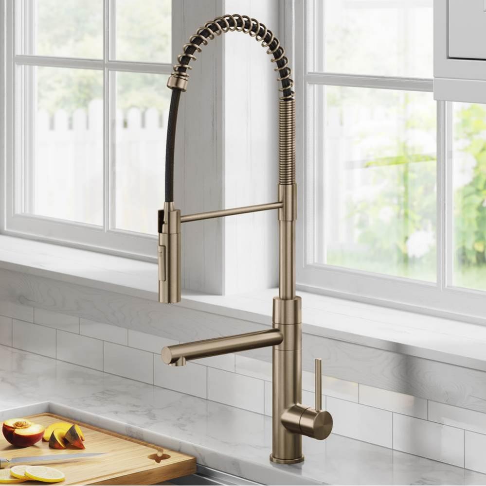 KRAUS Artec Pro Commercial&#xa0;Style&#xa0;Pull-Down Single Handle Kitchen Faucet with Pot Filler