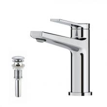 Kraus KBF-1401CH-PU-11CH - Indy Single Handle Bathroom Faucet with Matching Pop-Up Drain in Chrome