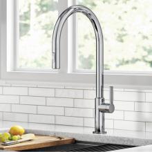 Kraus KPF-2821CH - KRAUS® Oletto™ High-Arc Single Handle Pull-Down Kitchen Faucet in Chrome