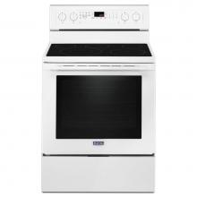 Maytag MER8800FW - 30-Inch Wide Electric Range With True Convection And Power Preheat - 6.4 Cu. Ft.