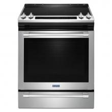 Maytag MES8800FZ - 30-INCH WIDE SLIDE-IN ELECTRIC RANGE WITH TRUE CONVECTION AND FIT SYSTEM - 6.4 CU. FT.