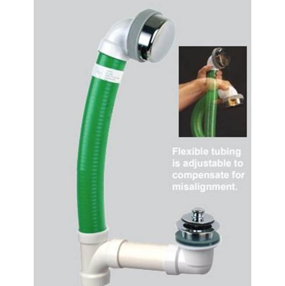 Flex924 Push Pull Flexible Sch 40 Sanitary Tee De Pvc Chrome Plated Condensate Drain Plastic