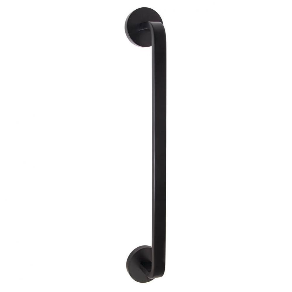 Speakman Vector 14in. Vertical Bar for Glass Shower Door in Matte Black