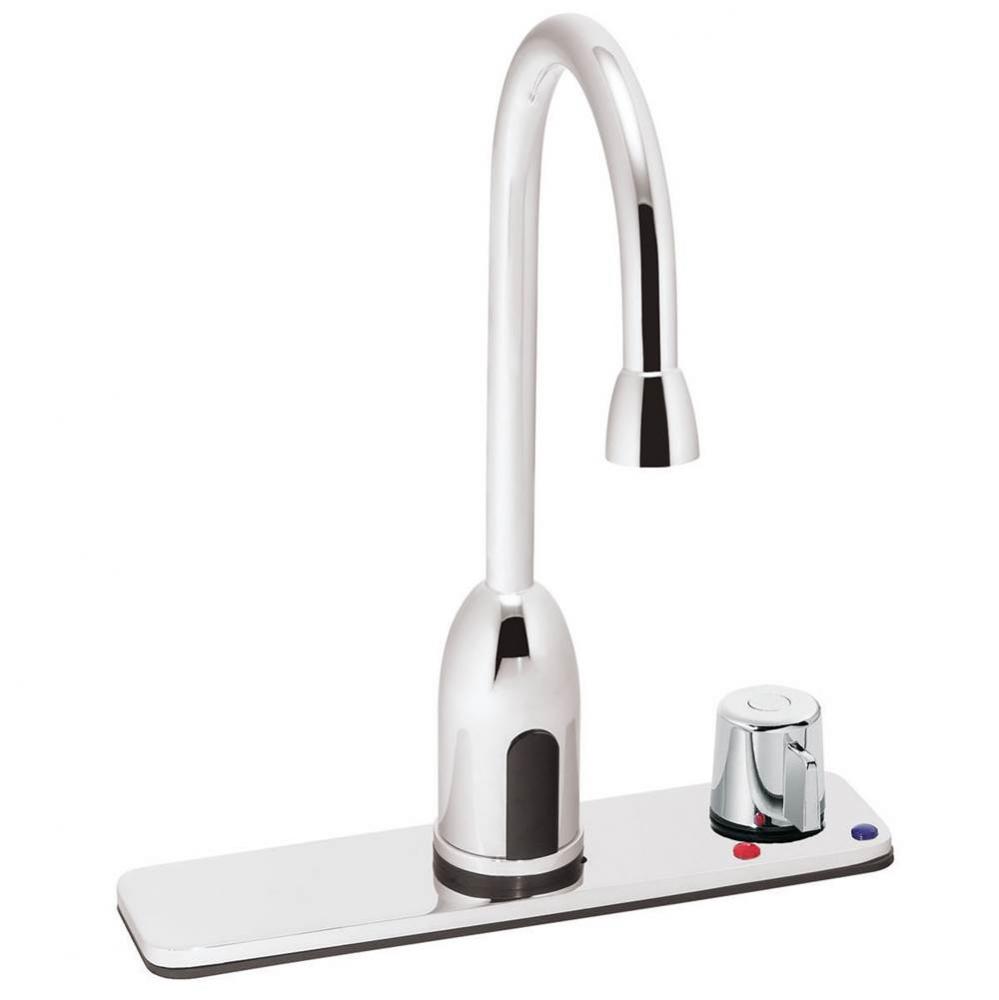 SensorFlo Gooseneck S-9122-CA-E Battery Powered Sensor Faucet