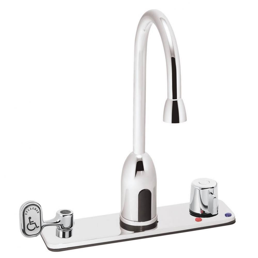 SensorFlo Gooseneck S-9129-CA-E Battery Powered Faucet