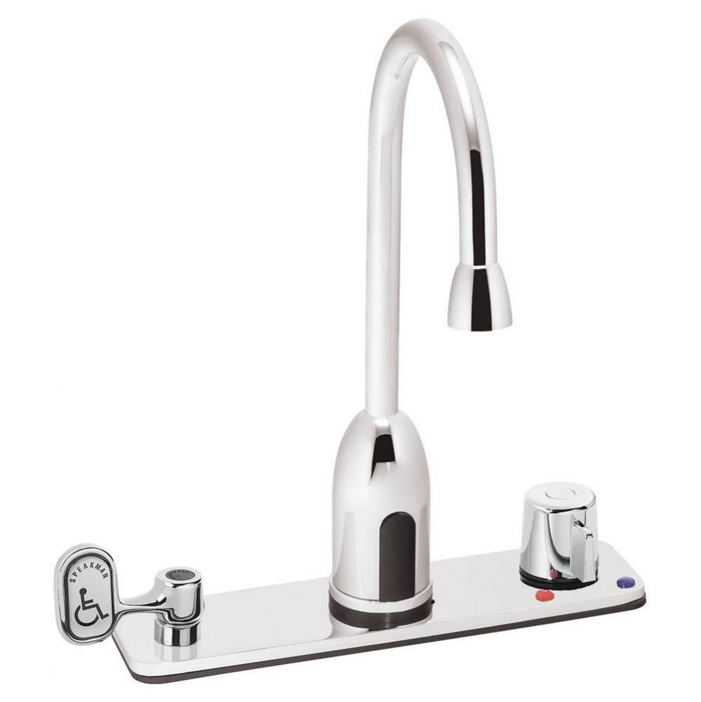 SensorFlo Gooseneck S-9229-CA-E AC Powered Faucet