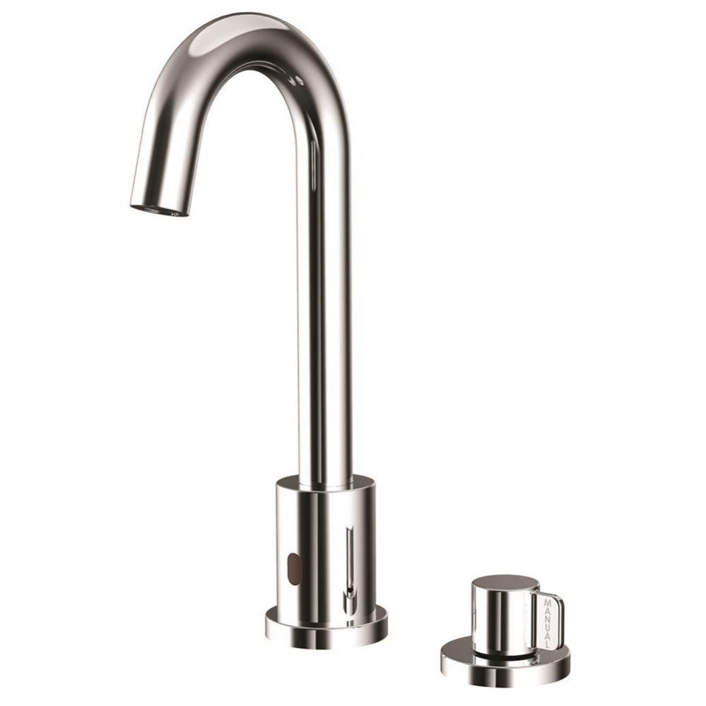 Speakman Sensorflo Gooseneck AC Powered Sensor Faucet with Manual Override &amp; TMV