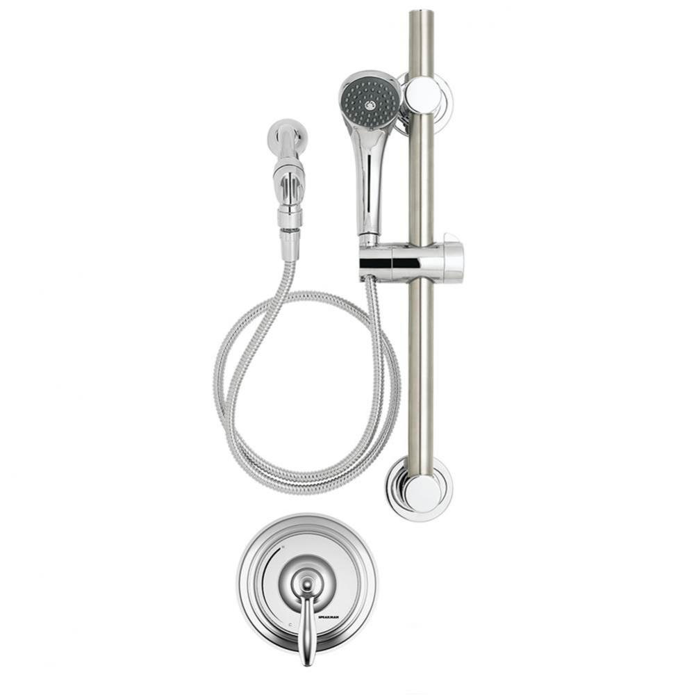 SentinelPro SM-5440 Thermostatic/Pressure Balance Diverter Valve Shower Combination