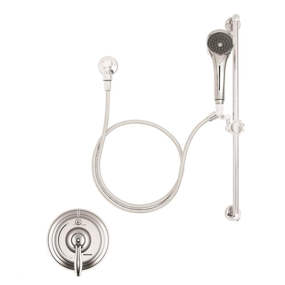 SentinelPro SM-5450 Thermostatic/Pressure Balance Diverter Valve Shower Combination