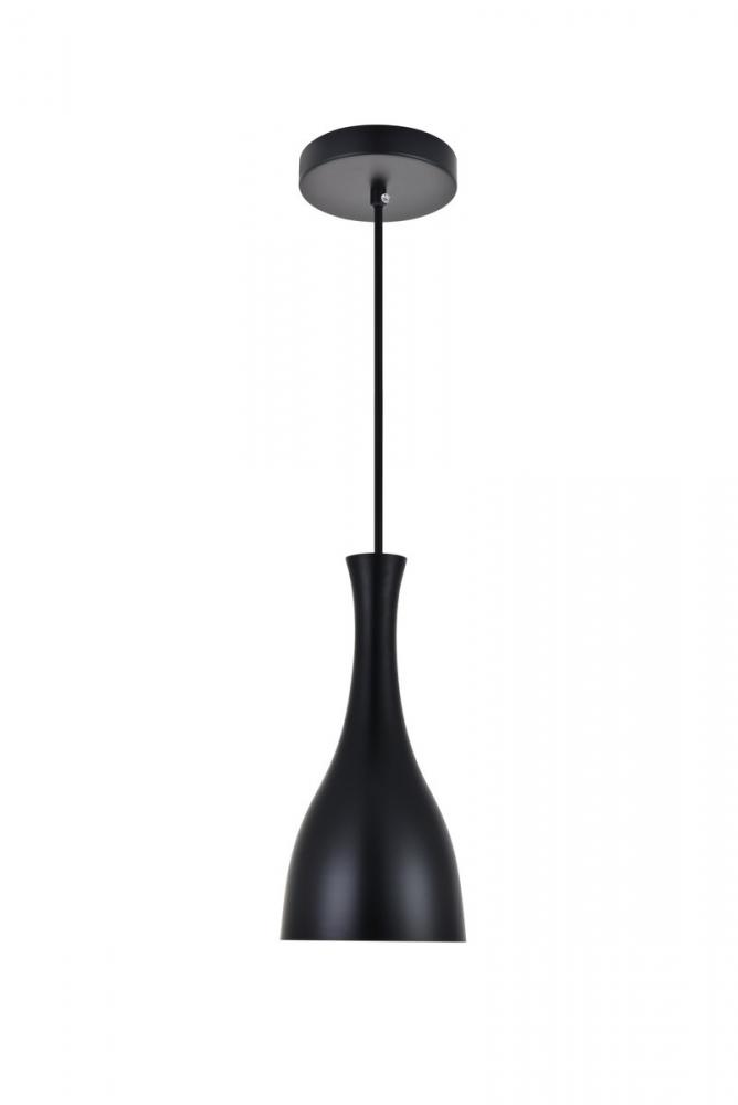 Aiken 1 Light Black Pendant