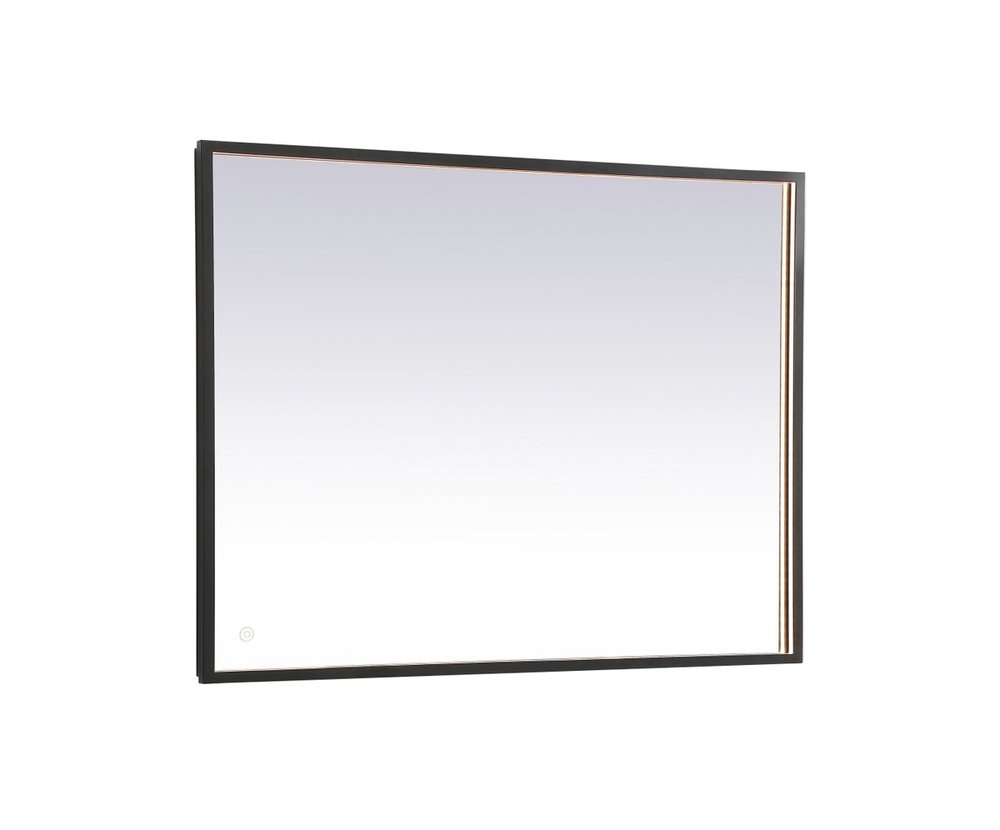 Pier 30x30 inch LED mirror with adjustable color temperature 3000K/4200K/6400K in black