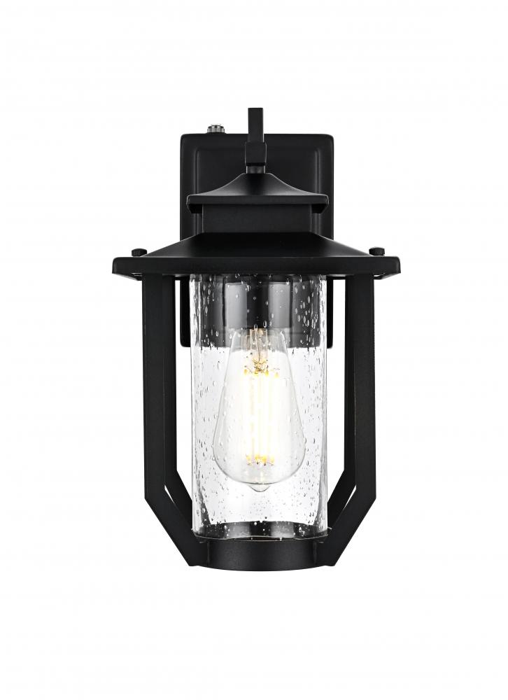 Wensley 7 inch Outdoor Pendant in Black