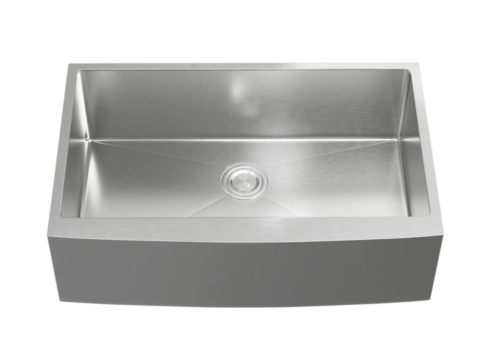 Stainless Steel Farmhouse Kitchen Sink L33&#39;&#39;xW21&#39;&#39;xH10&#34;