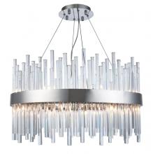 Elegant 3000D25C - Dallas 16 Light Chrome Chandelier Clear Royal Cut Crystal