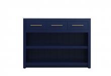 Elegant KD0148BL - 48 inch Kitchen Island in Blue