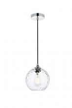 Elegant LD2281C - Cashel 8 inch chrome pendant