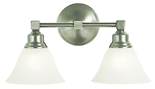 Framburg 2422 BN/WH - 2-Light Brushed Nickel Taylor Sconce