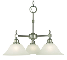 Framburg 2439 PN/CM - 3-Light Polished Nickel Taylor Dinette Chandelier