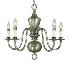 Framburg 2525 PB - 5-Light Polished Brass Jamestown Dining Chandelier