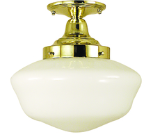 Framburg 2555 PS - 1-Light Polished Silver Taylor Flush / Semi-Flush Mount