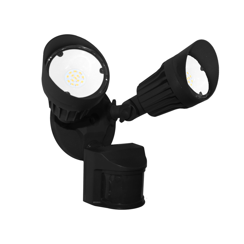 LED-Double Flood-Matte Black(includes Motion Sensor)20W 3000K