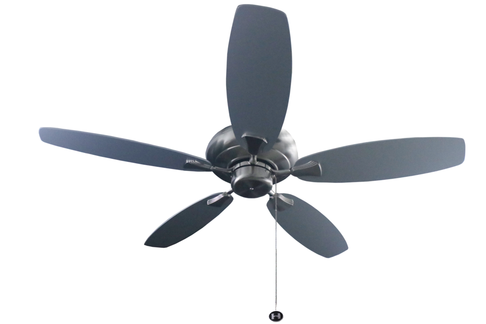 52&#34; 5-Blade UFO Fan - NK Silver/Walnut Blades