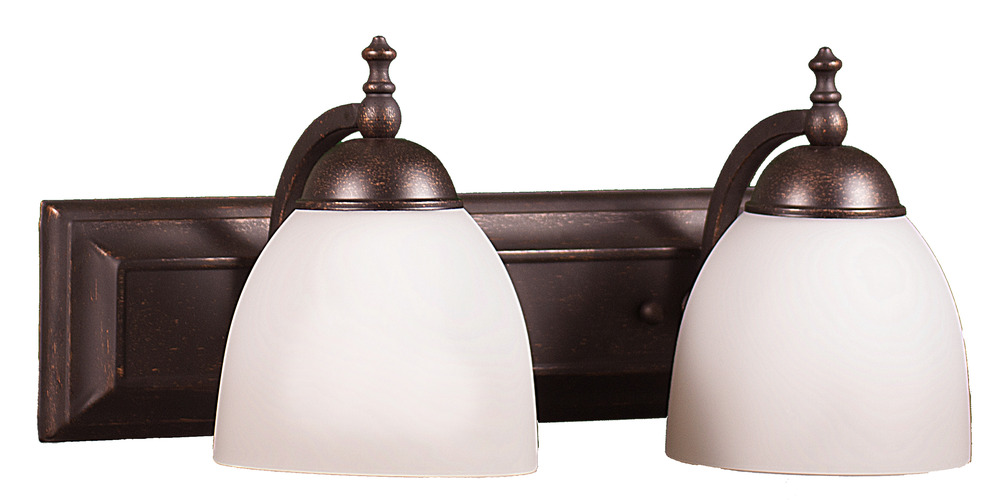 Austin 2-Light White Vanity - RB