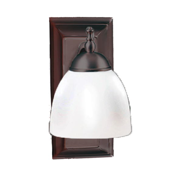 Dallas 1 Light Tea Stain Vanity/Sconce - RB