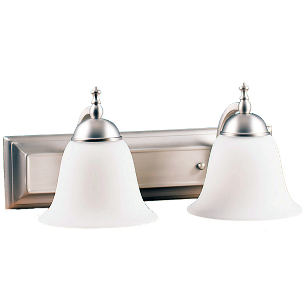 Dallas 2-Light White Vanity - NK