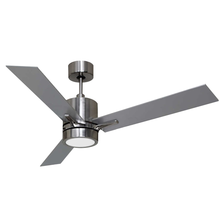 HOMEnhancements 18833 - 3-Blade 52" NK Fan Silver/Walnut Blades 15W LED 3000K