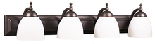 HOMEnhancements 16857 - Austin 4 Light White Vanity - RB