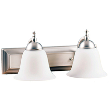 HOMEnhancements 14625 - Dallas 2-Light White Vanity - NK